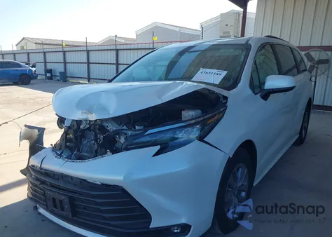 2025 Toyota Sienna Xle/Xle 8 Passenger из США, поврежденный, VIN 5TDYRKEC5SS238529